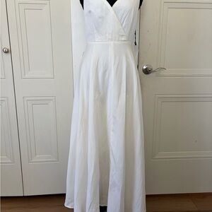 ASTR The Label White Midi/Maxi Dress